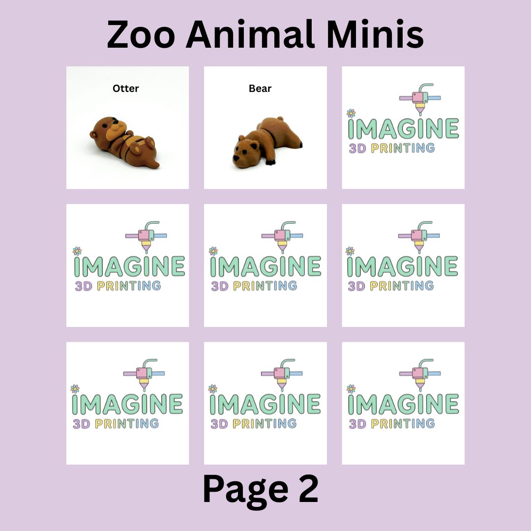 Build Your Own Mini Zoo Animal Flexi Pack — Pick Any 3 for £5